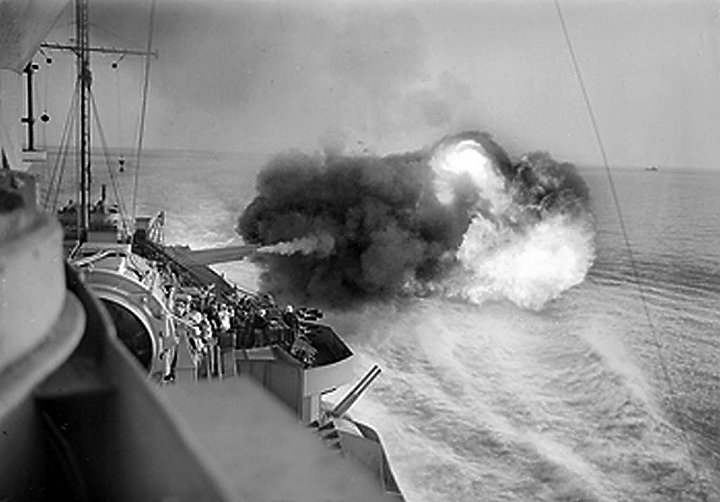 HMS_Warspite_Sicily_1943.jpg - Firing the main armament